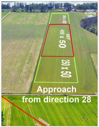 Approach from direction 28